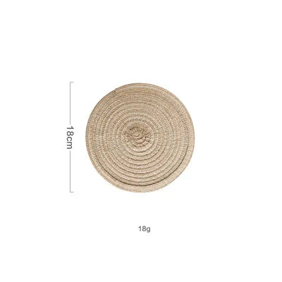 Luxury Linen Placemat Set (6 Pieces) – Elegant Dining Table Protectio