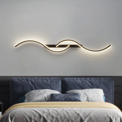 Minimalist Long Wall Lamp – Bivolt LED Sconce for Bedroom, Living Room, Hallway & Contemporary Interior Design Lighting