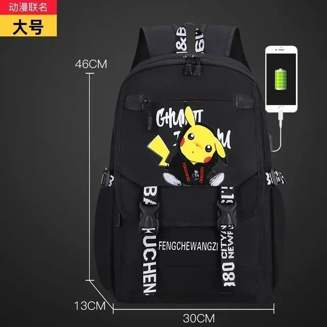 Mochila Anime Pikachu Power