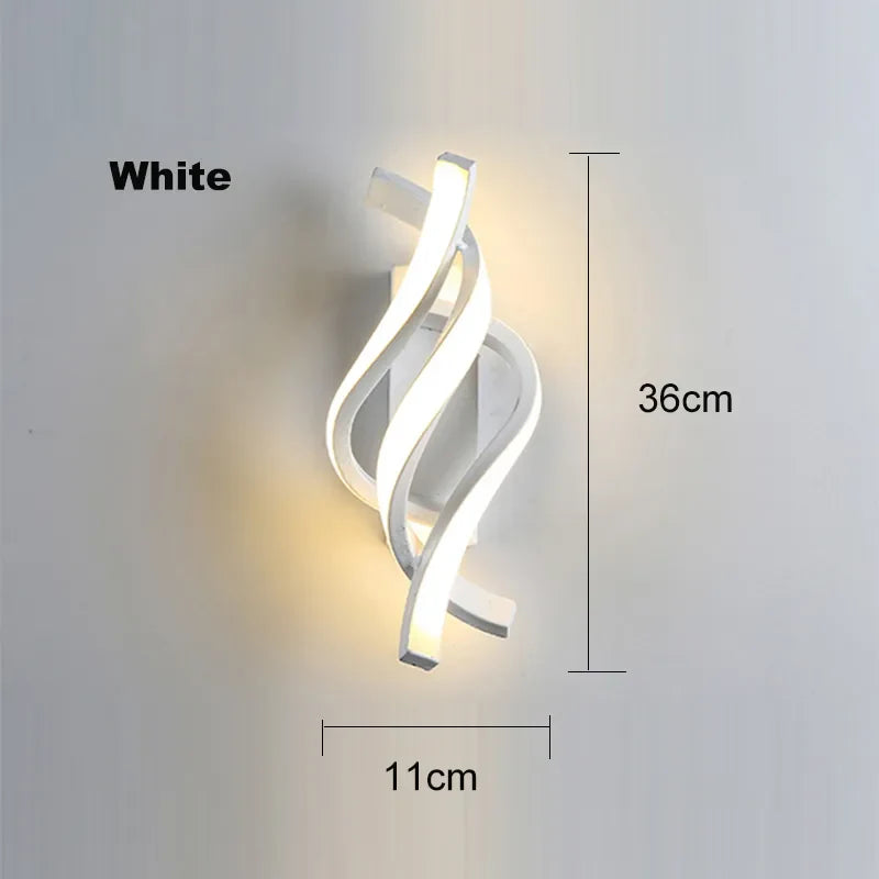 Nordic Wall Light Sconce Fixture for Cozy Bedroom, Hallway or Reading Corner