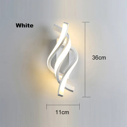 Nordic Wall Light Sconce Fixture for Cozy Bedroom, Hallway or Reading Corner
