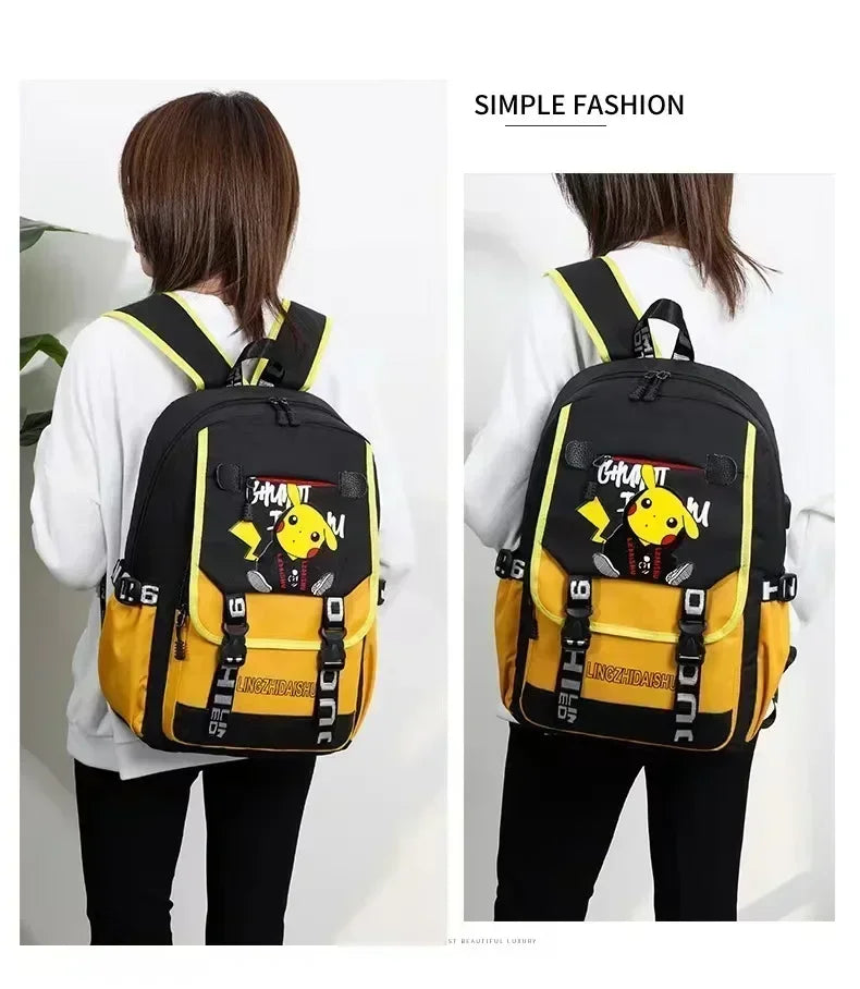 Mochila Anime Pikachu Power