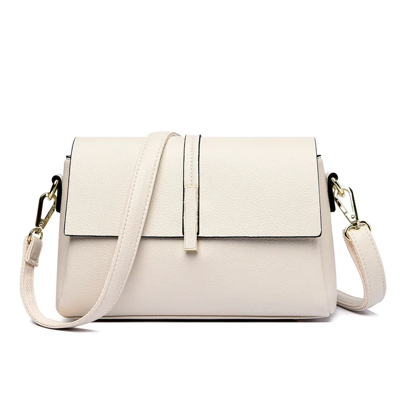 Bolsa de Ombro em Couro Legítimo Priscilla