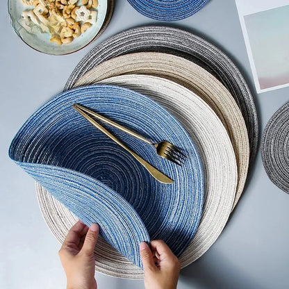 Luxury Linen Placemat Set (6 Pieces) – Elegant Dining Table Protectio