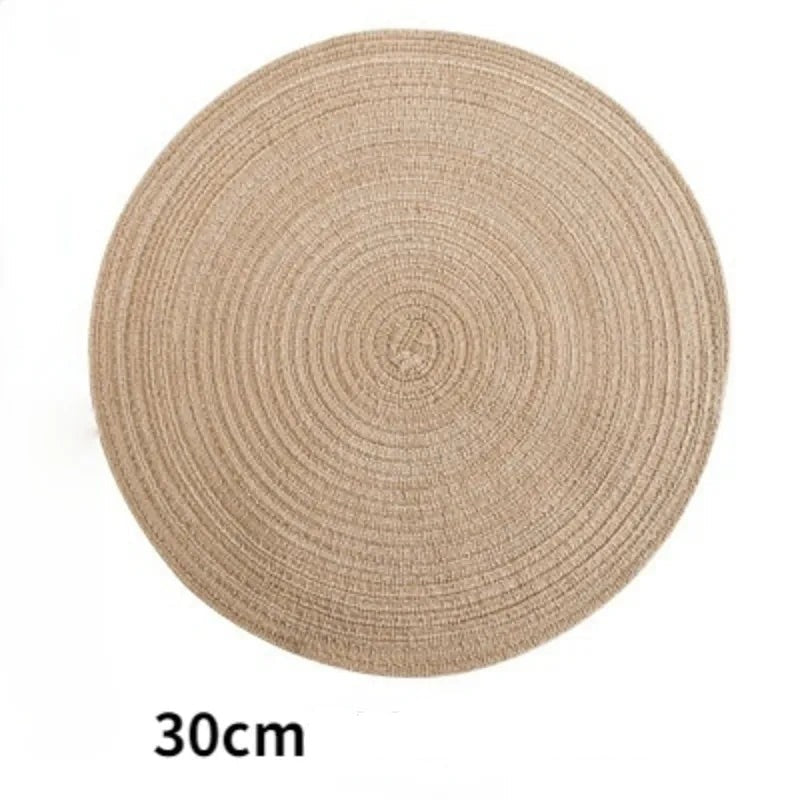 Luxury Linen Placemat Set (6 Pieces) – Elegant Dining Table Protectio