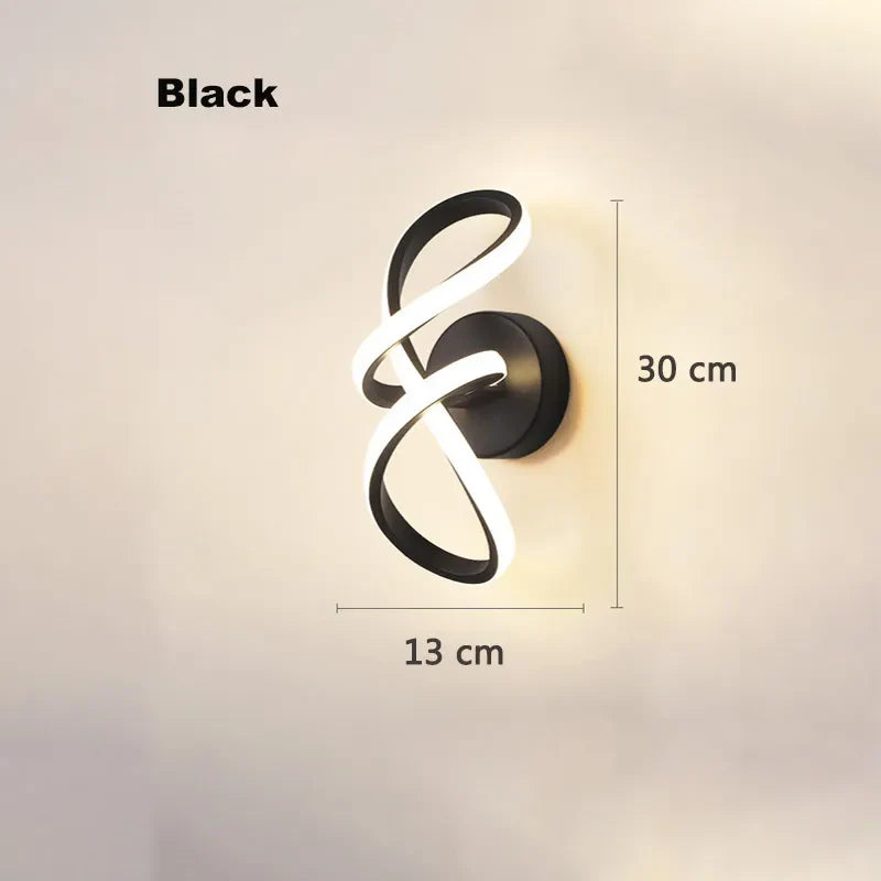 Nordic Wall Light Sconce Fixture for Cozy Bedroom, Hallway or Reading Corner