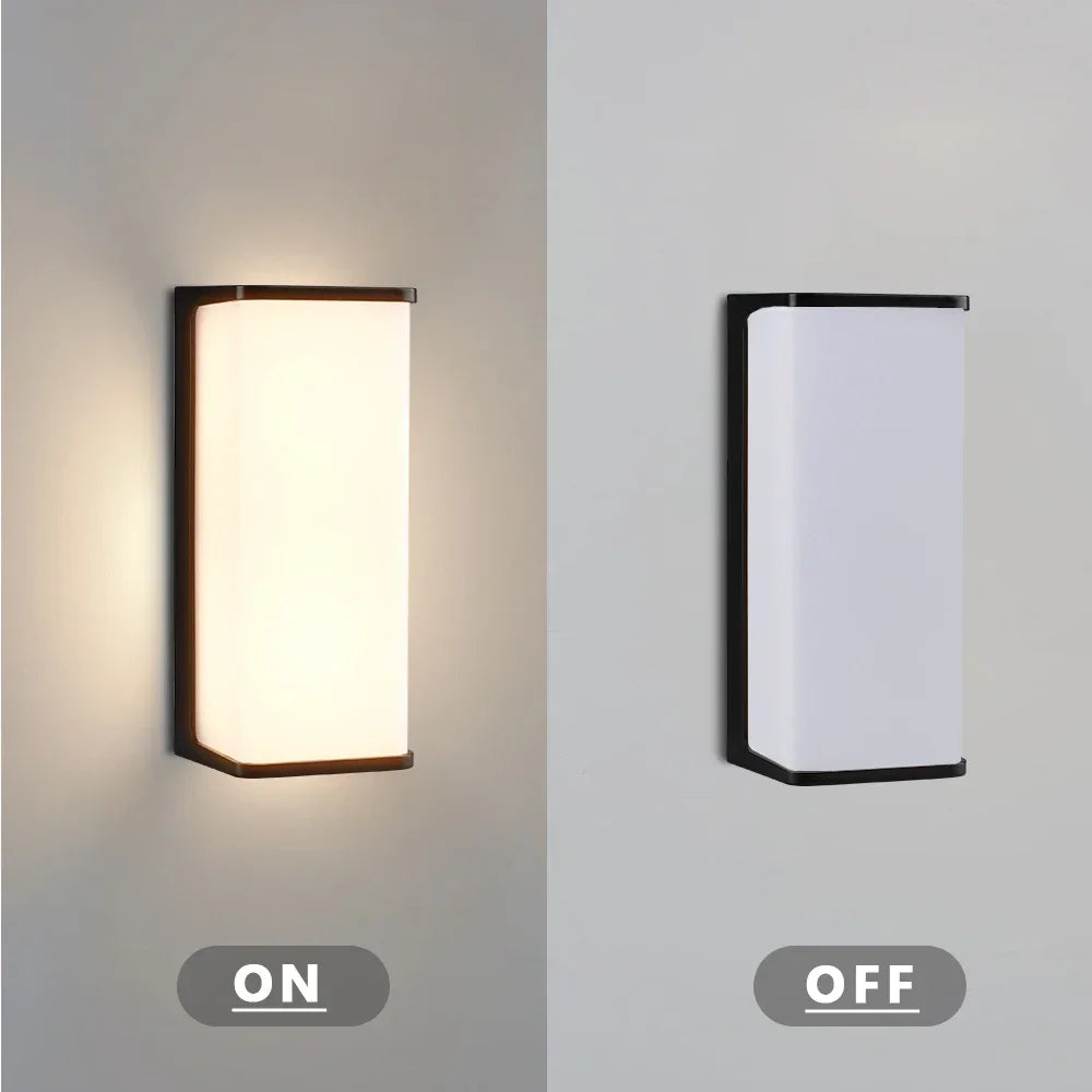 Waterproof Outdoor Wall Lamp – Modern LED Exterior Lighting for Patio, Balcony, Porch, Garden & Energy-Saving Safety
