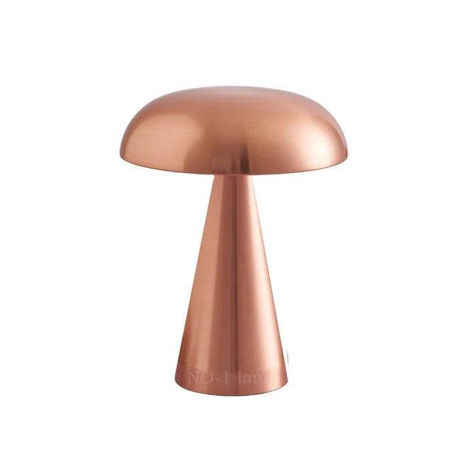 Mushroom-Shaped Wireless LED Lamp – Touch Control Bedside & Night Light Decor