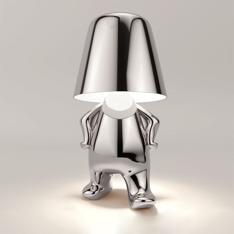 The Thinker USB LED Desk Lamp – Rechargeable Wireless Lighting for Study & Decor