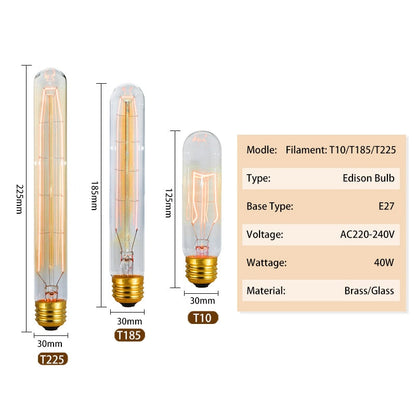 6-Piece Vintage Edison Bulb Kit – Perfect for Retro Chandeliers