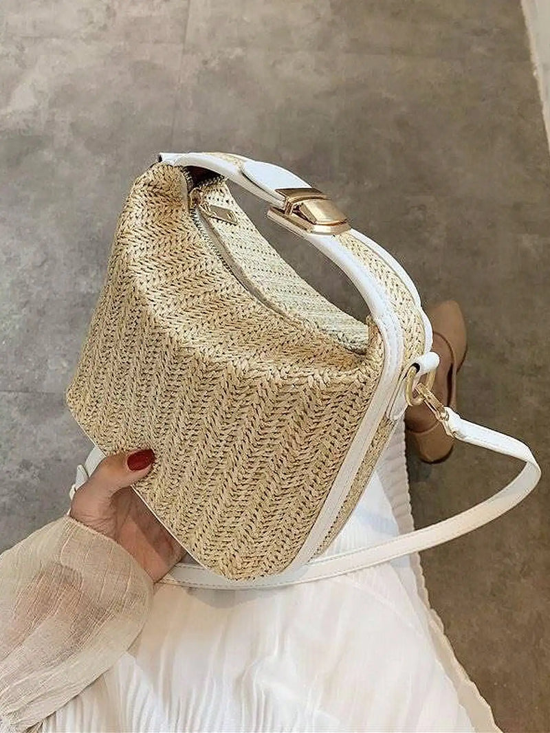 Bolsa de Palha Satchel Aurora