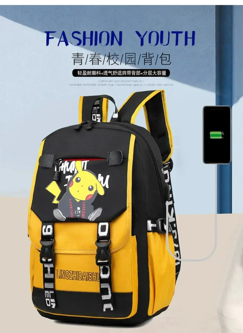 Mochila Anime Pikachu Power