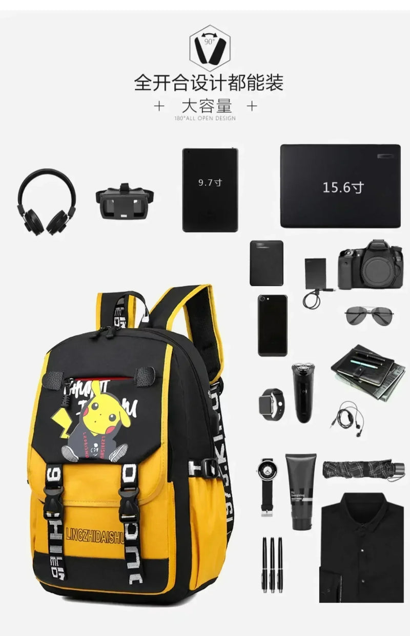 Mochila Anime Pikachu Power