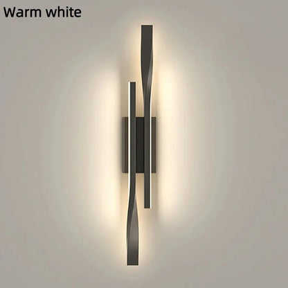 Dual Linear Wall Light Fixture – Modern LED Wall Lamp for Hallways, Living Room & Hotel Decor