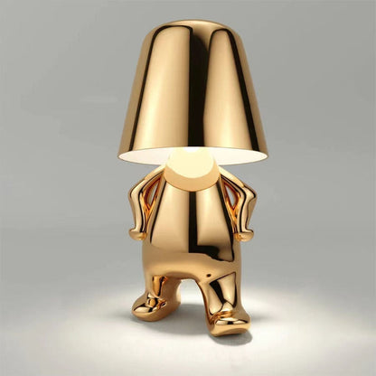The Thinker USB LED Desk Lamp – Rechargeable Wireless Lighting for Study & Decor