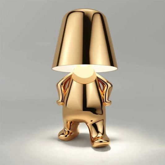 The Thinker USB LED Desk Lamp – Rechargeable Wireless Lighting for Study & Decor