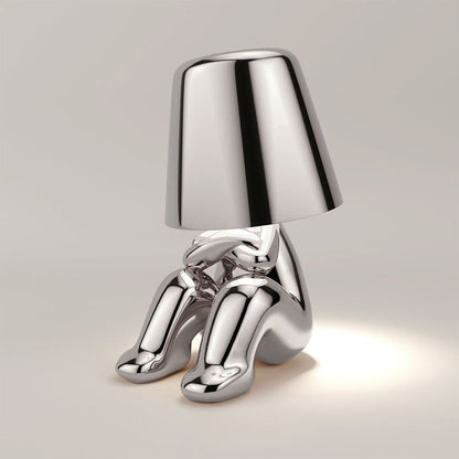 The Thinker USB LED Desk Lamp – Rechargeable Wireless Lighting for Study & Decor