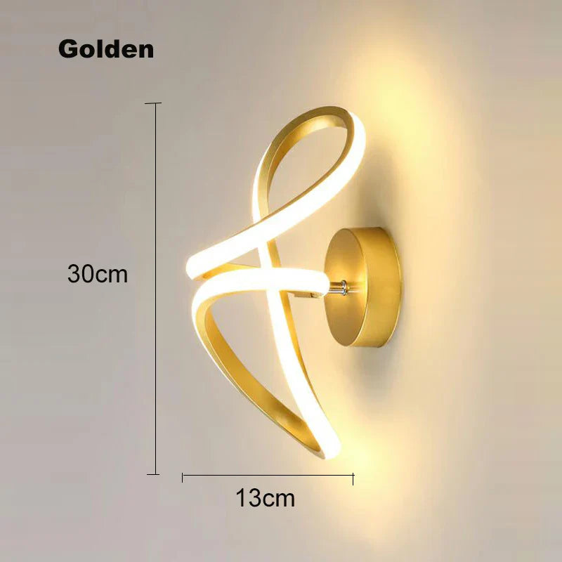Nordic Wall Light Sconce Fixture for Cozy Bedroom, Hallway or Reading Corner