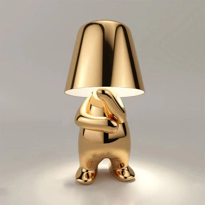 The Thinker USB LED Desk Lamp – Rechargeable Wireless Lighting for Study & Decor