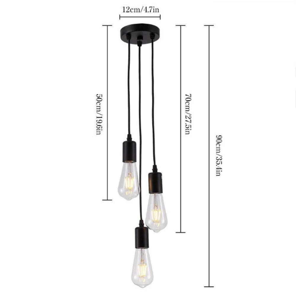 Modern Trio Pendant Ceiling Light – Linea Style LED for Dining & Kitchen Spaces