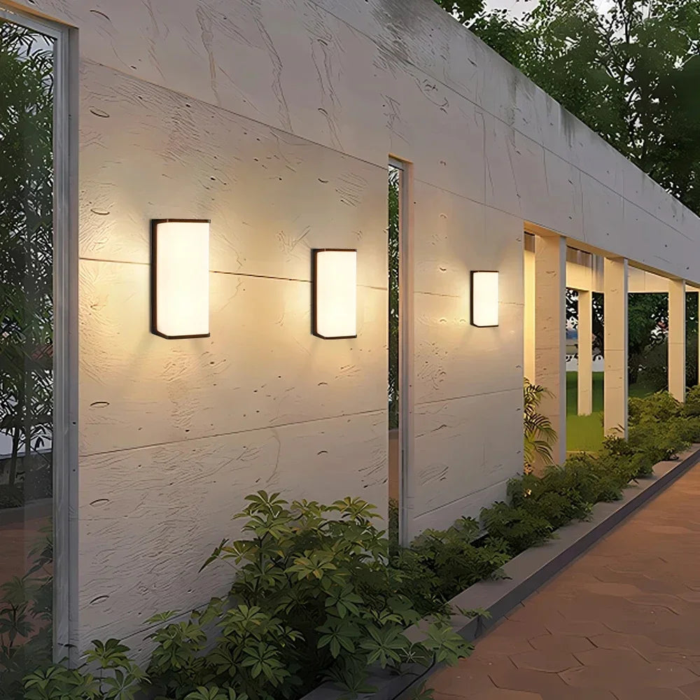 Waterproof Outdoor Wall Lamp – Modern LED Exterior Lighting for Patio, Balcony, Porch, Garden & Energy-Saving Safety