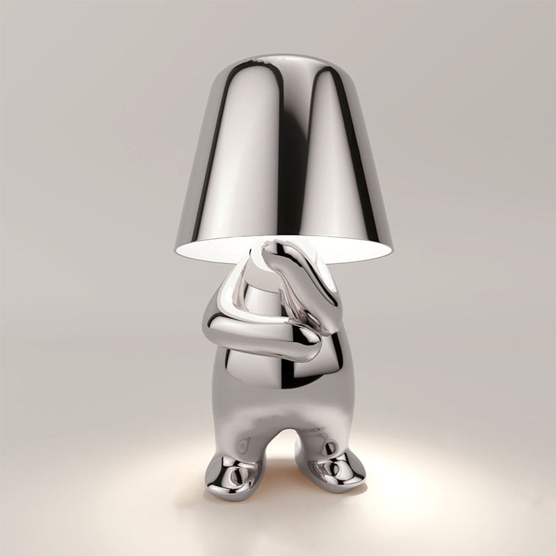 The Thinker USB LED Desk Lamp – Rechargeable Wireless Lighting for Study & Decor