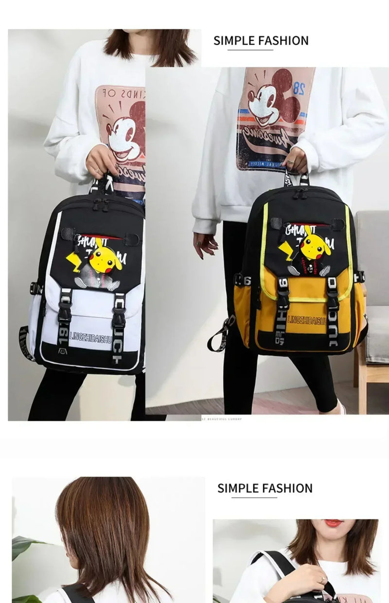 Mochila Anime Pikachu Power