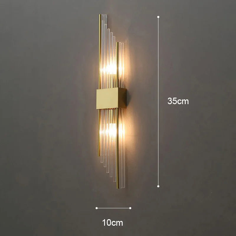 Acrylic Decorative Wall Sconce – Modern LED Indoor Light Fixture for Bedroom, Living Room & Home Ambience Lighting