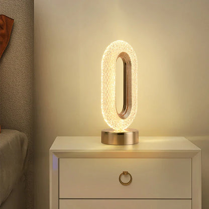 Crystal Wireless LED Table Lamp – Elegant Rechargeable Decorative Lamp for Home Decor