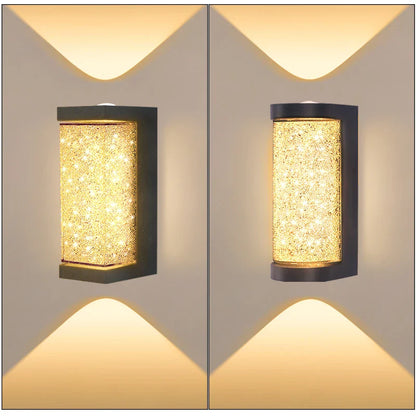 Star Outdoor Waterproof Wall Light – Modern LED Fixture for Exterior Walls, Patio & Yard