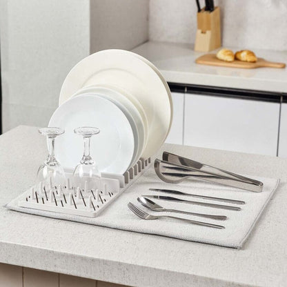 ClearTap Foldable Dish Rack – Luxus Collection Multi-Purpose Kitchen Organizer