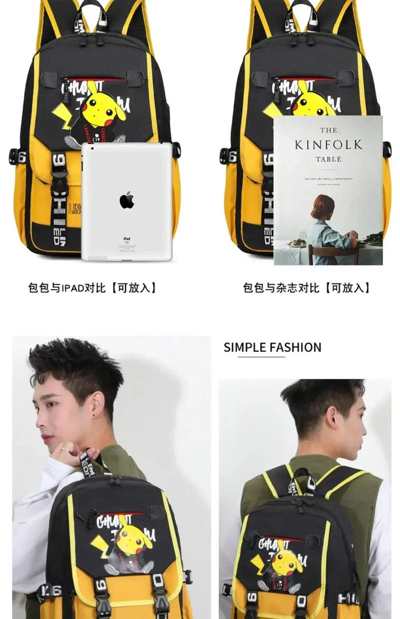 Mochila Anime Pikachu Power