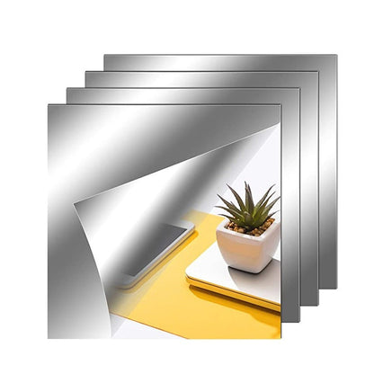Unbreakable Adhesive Mirror – Safe Wall-Mounted Home Decoration
