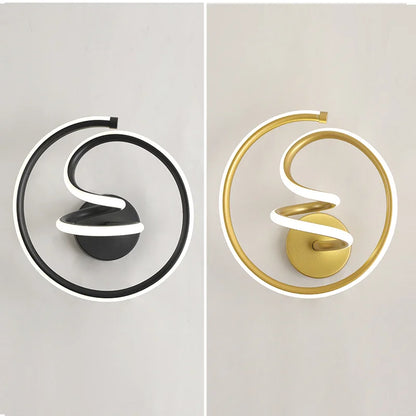 Abstract Decorative Wall Sconce – Artistic LED Indoor Lamp for Living Room, Bedroom, Office & Unique Interior Ambience