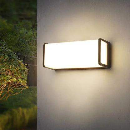 Waterproof Outdoor Wall Lamp – Modern LED Exterior Lighting for Patio, Balcony, Porch, Garden & Energy-Saving Safety