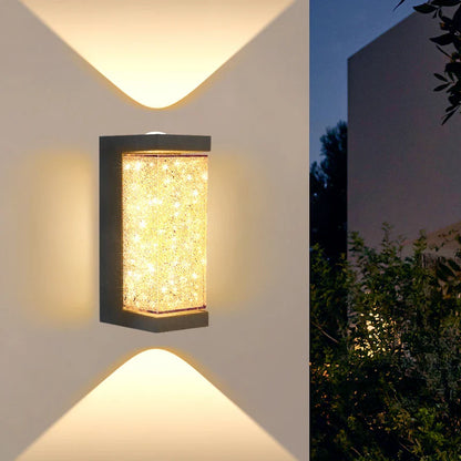 Star Outdoor Waterproof Wall Light – Modern LED Fixture for Exterior Walls, Patio & Yard