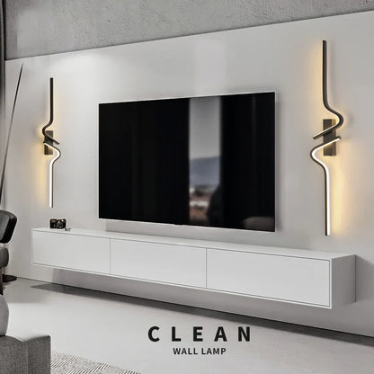 Minimalist Long Wall Light – Contemporary LED Indoor Sconce for Bedroom, Office, Hallway & Elegant Modern Decor
