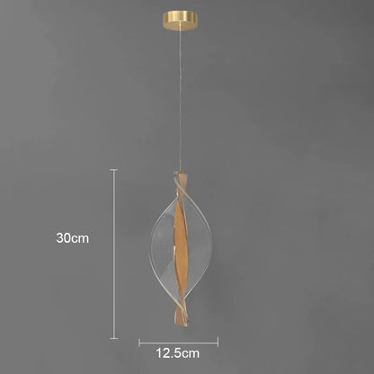Scandinavian Helix LED Pendant Light – Nordic Design for Minimalist Interior Decor