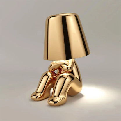 The Thinker USB LED Desk Lamp – Rechargeable Wireless Lighting for Study & Decor