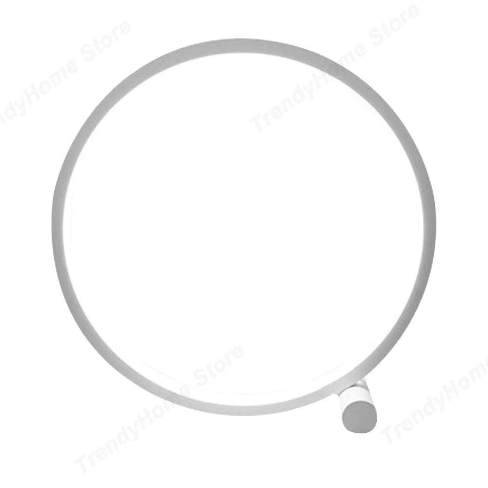 LED Circular Desk Lamp – Modern Minimalist Adjustable Table Light for Bedroom & Study