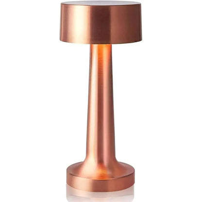 Wireless Minimalist Touch Table Lamp – Rechargeable LED Bedside Lamp for Modern Decor
