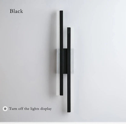 Flash Dual Wall Light – Minimalist LED Indoor Sconce for Living Room, Dining Area & Bedroom with Modern Interior Style