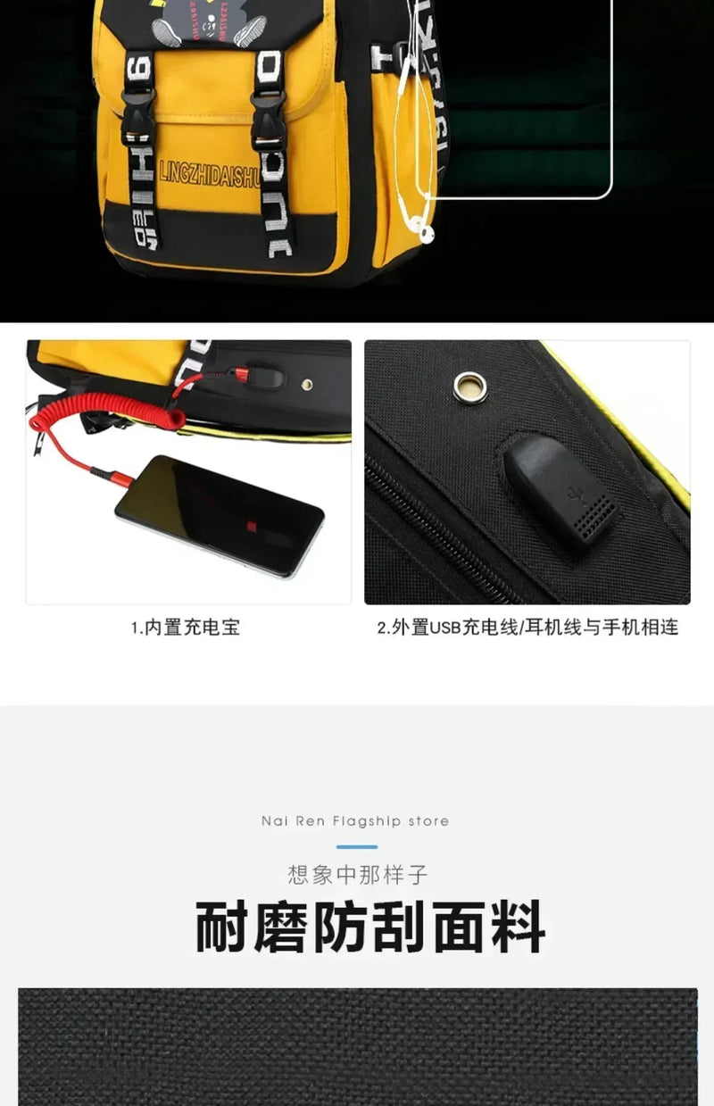 Mochila Anime Pikachu Power