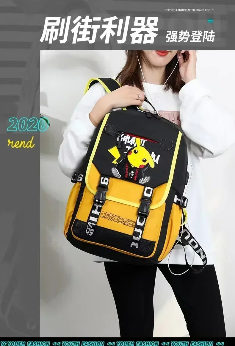 Mochila Anime Pikachu Power