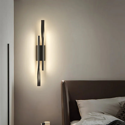 Dual Linear Wall Light Fixture – Modern LED Wall Lamp for Hallways, Living Room & Hotel Decor