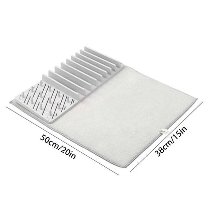 ClearTap Foldable Dish Rack – Luxus Collection Multi-Purpose Kitchen Organizer