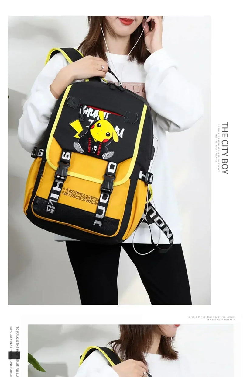 Mochila Anime Pikachu Power