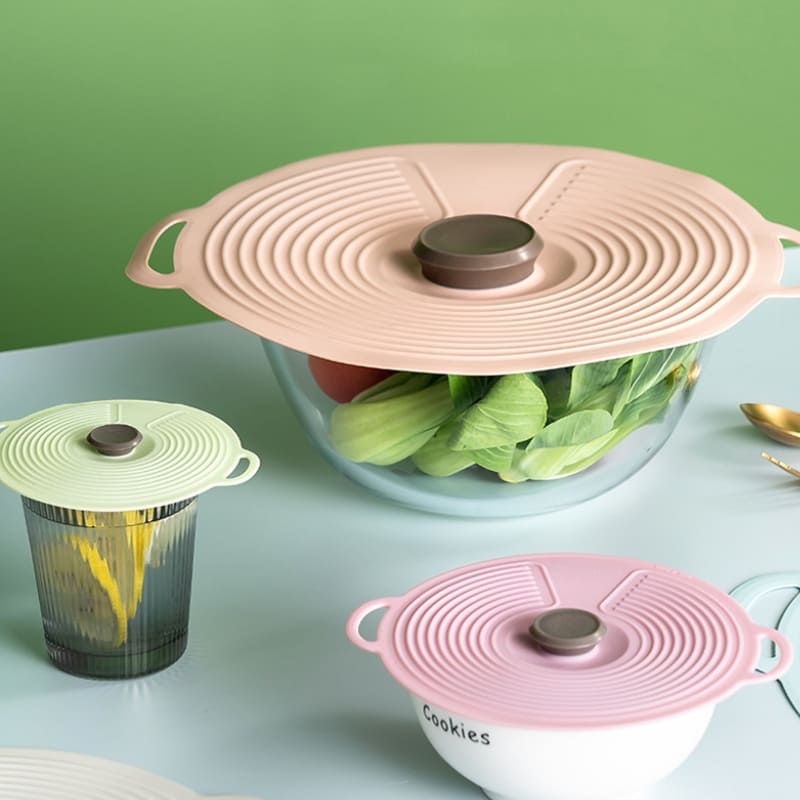 Foldable Universal Silicone Lid for Microwave – Anti-Splash Kitchen Cover