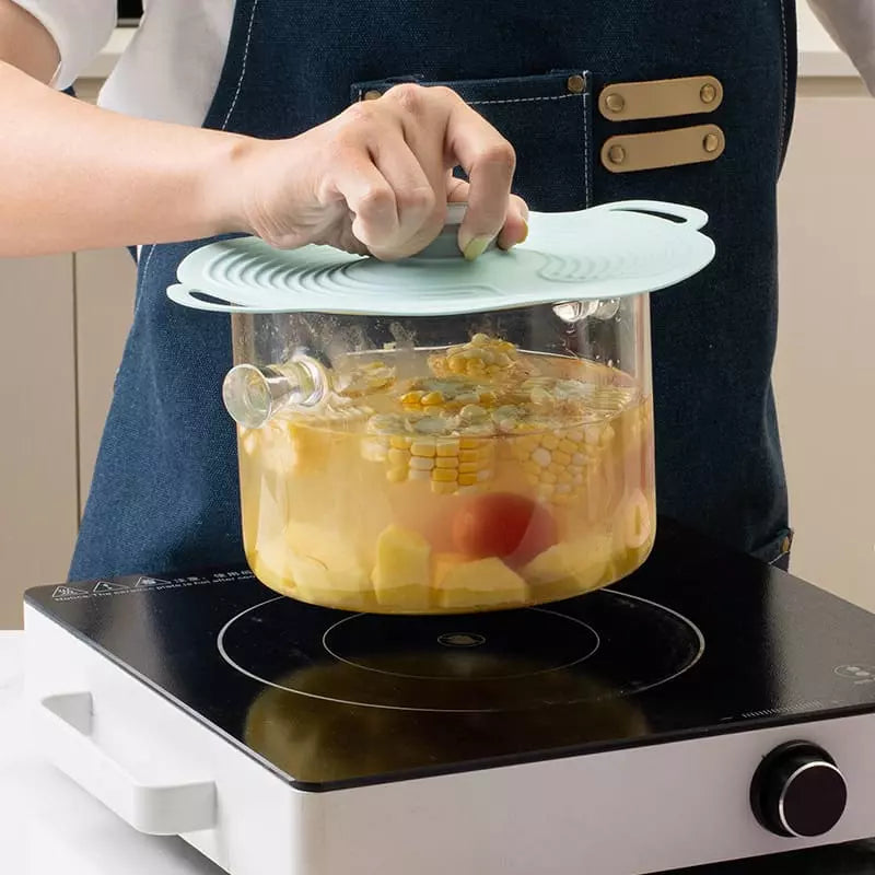 Foldable Universal Silicone Lid for Microwave – Anti-Splash Kitchen Cover