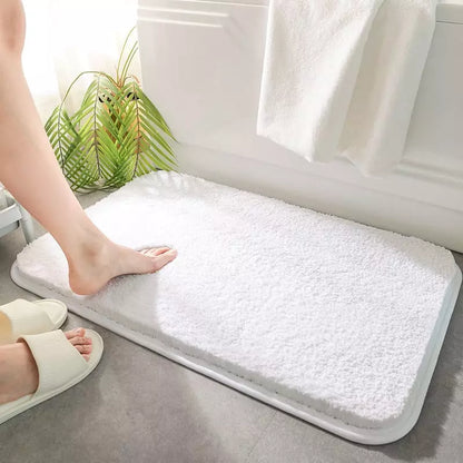 Fluffy Absorbent Non-Slip Bathroom Mat — Ultra Soft Rug for Shower, Spa & Bedroom | Aura Vibes